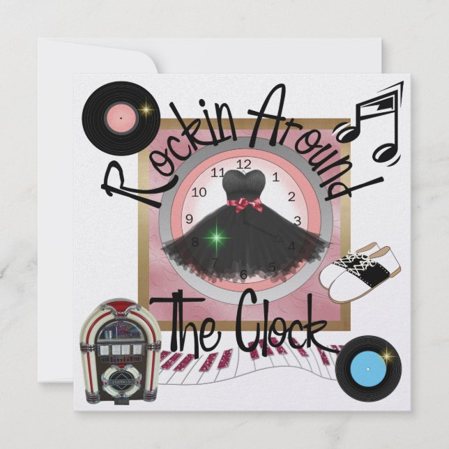 A Royally Rockin' Party - SRF Invitation (Front)