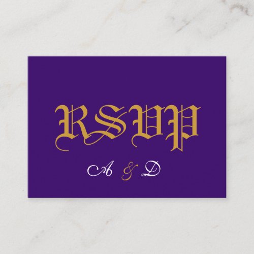 A , RSVP, BUSINESS CARD