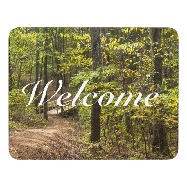 A Runge Pathway Welcome Door Sign (Contemporary Front)