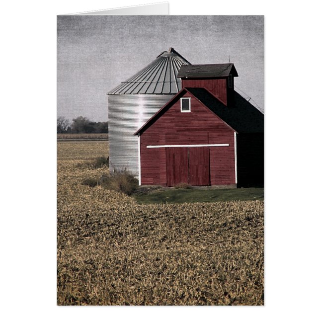 A Rural Farm Scene After Harvest Cards (Front)