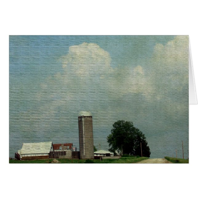 A Rural Farm Scene Cards (Front Horizontal)