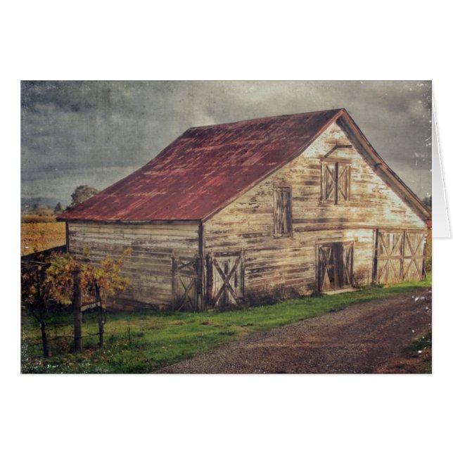 A Rustic Barn Cards (Front Horizontal)