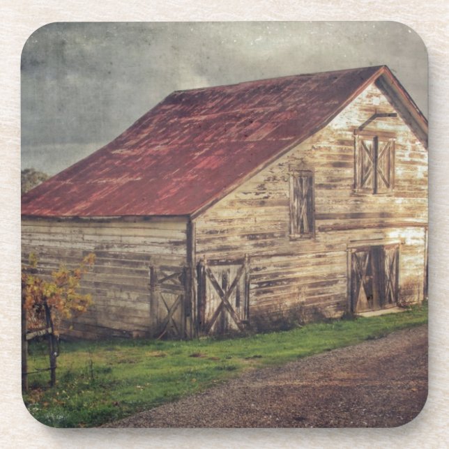 A Rustic Barn Coaster (Front)