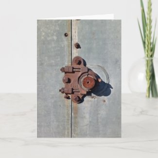 A Rusty Thing Greeting Card
