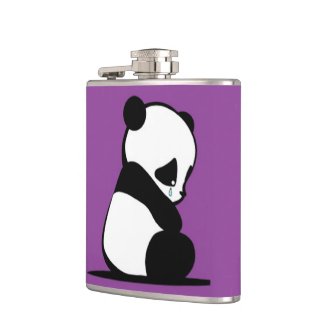 A Sad Panda Flask
