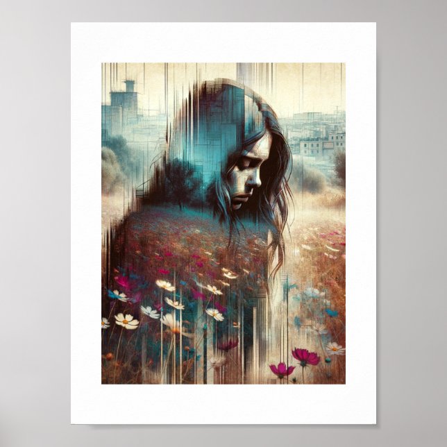 A sad Woman Poster (Front)