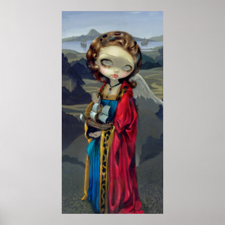 A Safe Harbor ART PRINT gothic angel icon lowbro