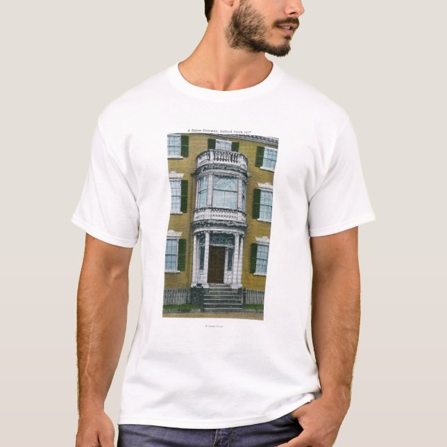 A Safford Porch, a Salem Doorway T-Shirt (Front)