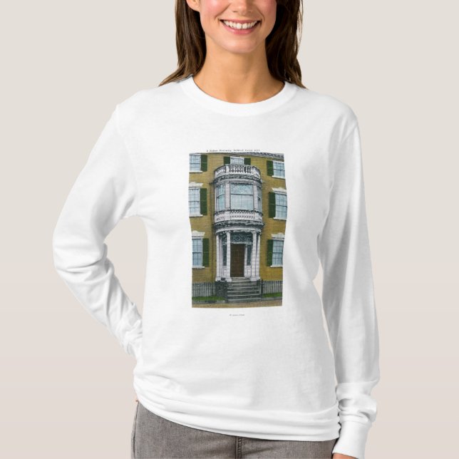 A Safford Porch, a Salem Doorway T-Shirt (Front)