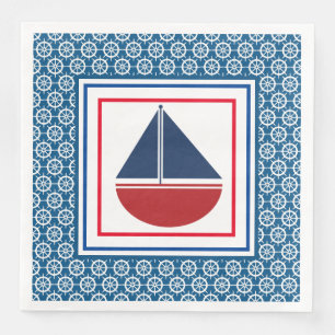 A Sailing We Go Paper Dinner Napkins