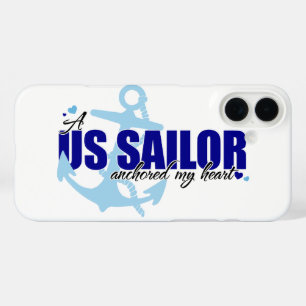 A Sailor Anchored My Heart iPhone 16 Plus Case