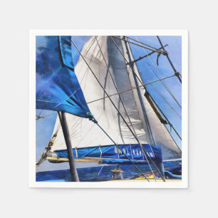 A Sailor Is An Artist And His Medium The Wind Paper Napkins