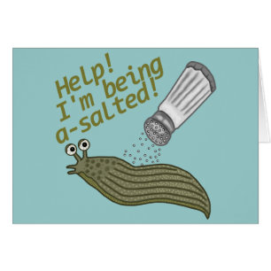 A Salted Slug Pun Cards