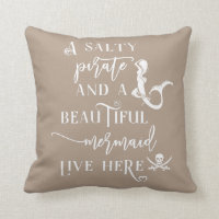 A Salty Pirate and a Beautiful Mermaid Live Here