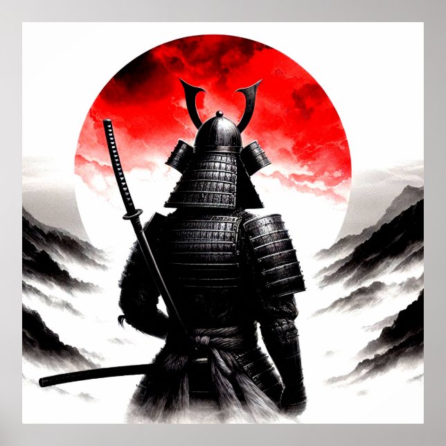  A Samurai Warrior In Traditional Armor Poster (Front)