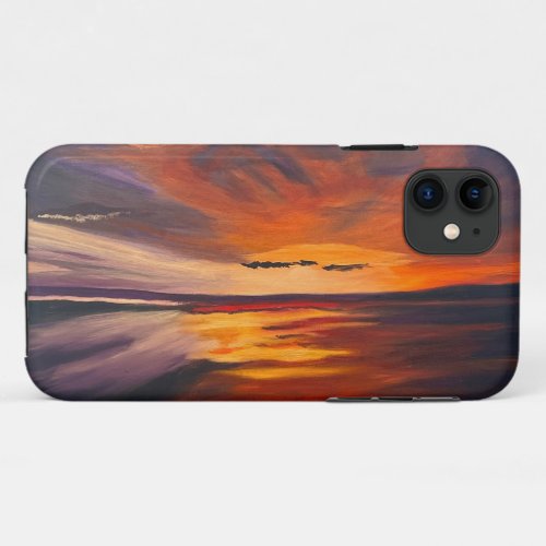 A San Diego Sunset Original by Gary Poling iPhone 11 Case