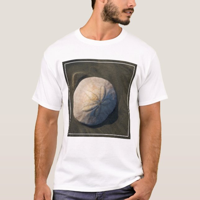 A Sand Dollar On The Beach T-Shirt (Front)