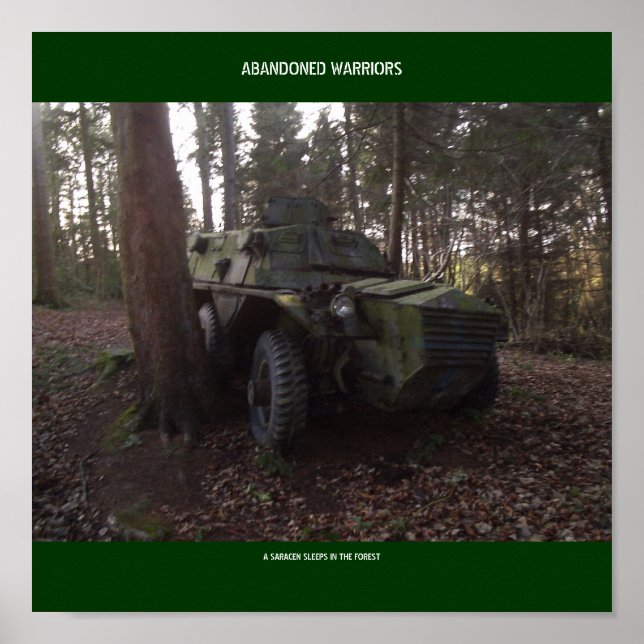 A SARACEN SLEEPS POSTER (Front)