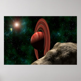  A Saturn Like Planet Poster