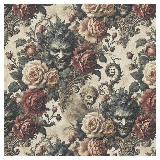 A Savage Sanctum – Gothic Classic Tile Fabric
