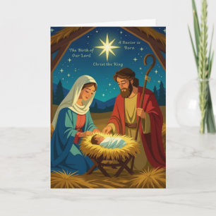 A Savior is Born Holiday Card