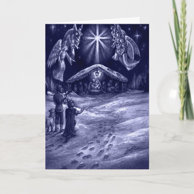 A Savior is Born! Holiday Card (Front)