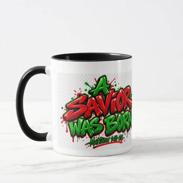 A Savior was born  Mug (Left)