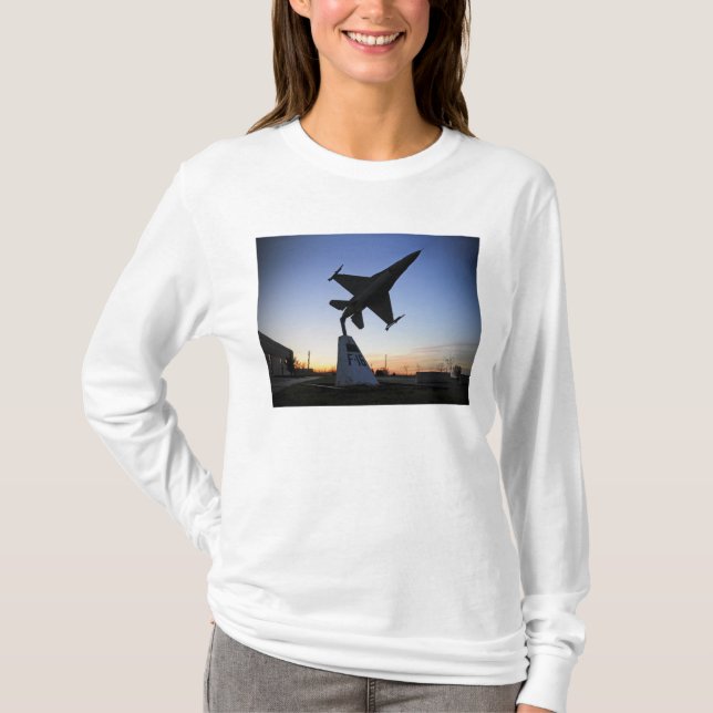 A scale model of an F-16 C Fighting Falcon T-Shirt (Front)