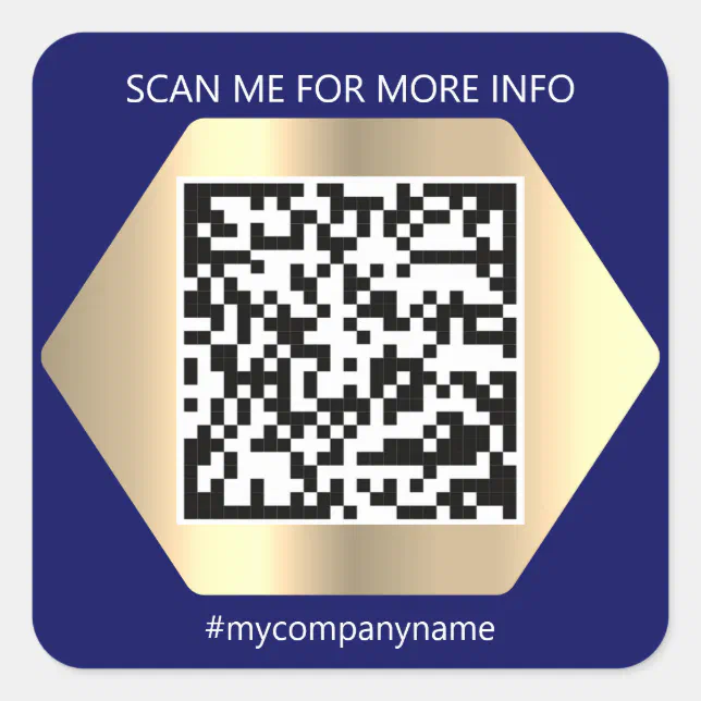 A Scan Away QR Code Sticker That Connects Word | Zazzle
