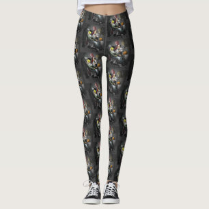 A Scary Halloween night at the dentist Leggings