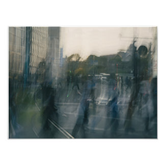A scene from a Japanese castle town Photo Print