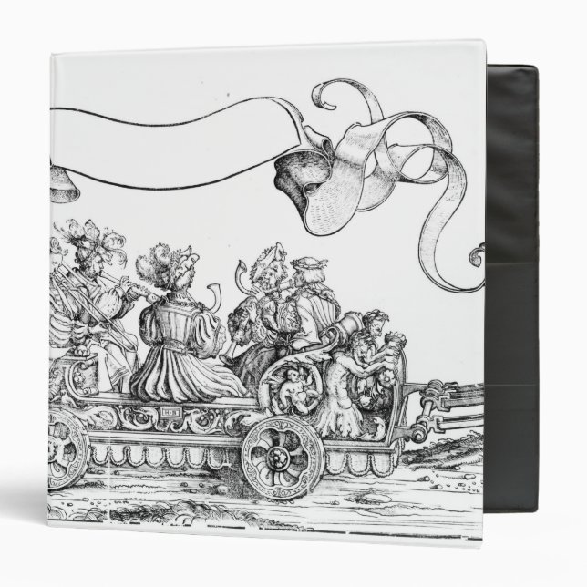 A Scene from Maximilian's Triumphal Procession Binder (Front/Inside)