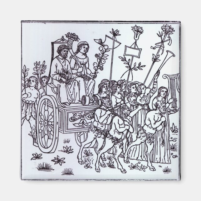 A Scene from the Decameron Magnet (Front)