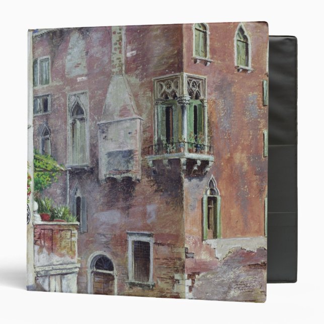 A Scene in Venice 3 Ring Binder (Front/Inside)