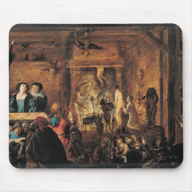 A Scene of Sorcery, 1633 Mouse Pad (Front)