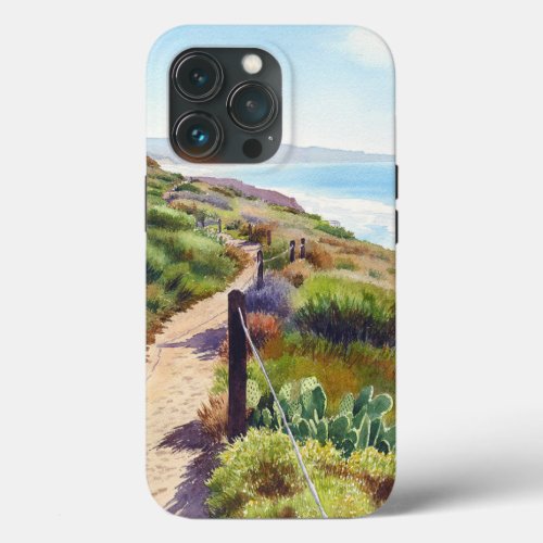 A scenic trail within Torrey Pines State Park iPhone 13 Pro Case