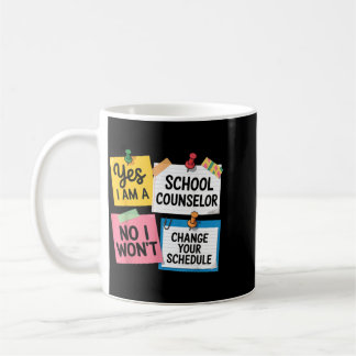 A School Counselor Funny Education Schedule Office Coffee Mug