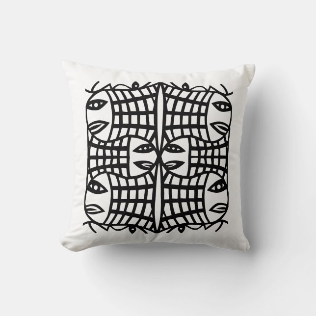 A School Of Fish Throw Pillow (Front)