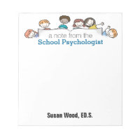 A School Psychologist's Custom Notepad