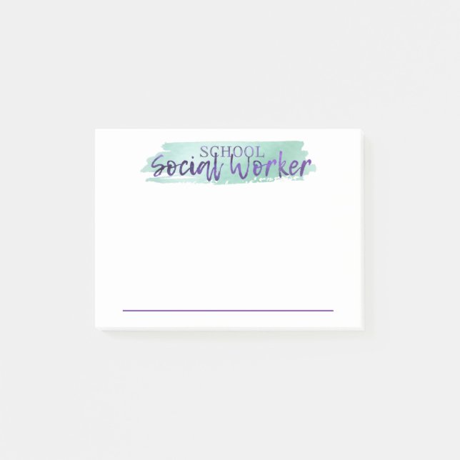 A School Social Worker's Notes (Front)