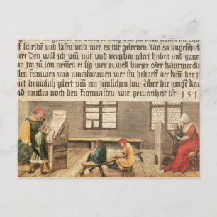 A School Teacher Postcard