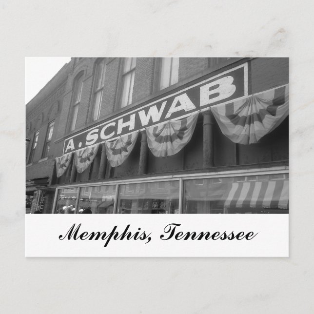 A. Schwab store Memphis Tennessee Postcard (Front)