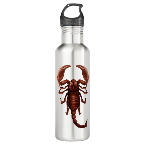 A scorpion stainless steel water bottle