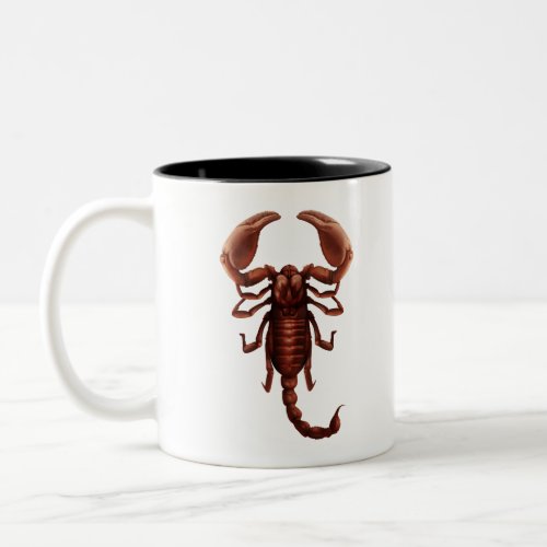 A scorpion Two_Tone coffee mug