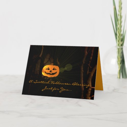A Scottish Halloween Blessing _ Card