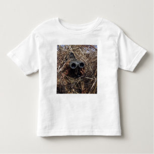 A scout observer practices observation techniqu toddler t-shirt