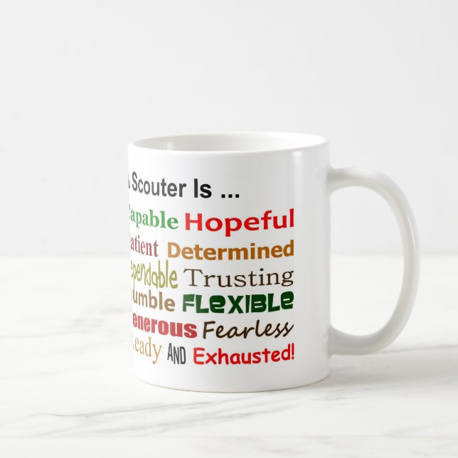 A Scouter is ... coffee mug (Right)
