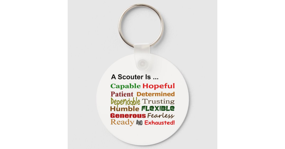 Boy Scout Mom, Mother Nature Club Gift Ideas Keychain