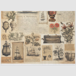 A Scrappy Nautical Series Design 20 Tissue Paper