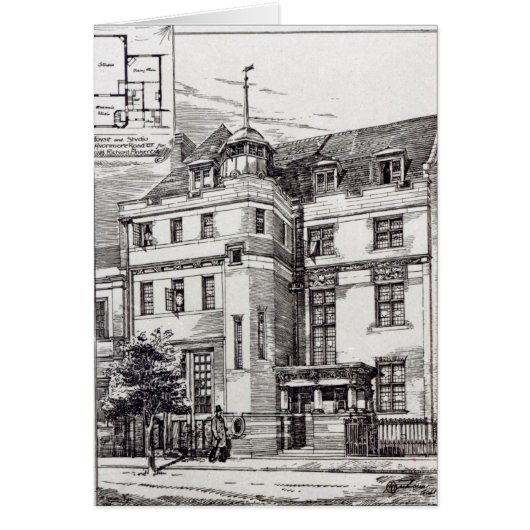 A Sculptors Studio, 1892 Cards (Front)
